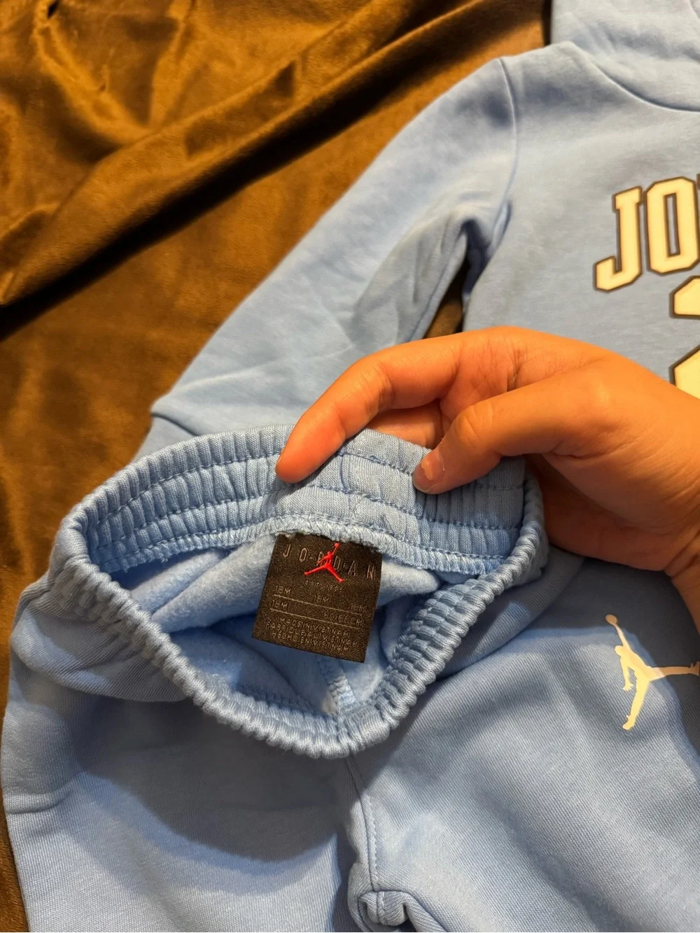 Jordan Light Blue '23 Hoodie & Jogger Set for Kids